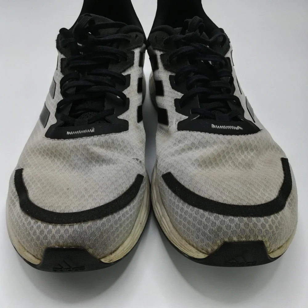 Adidas‎ Shoes Mens Sneakers Duramo SL Running White Black Light Motion 11